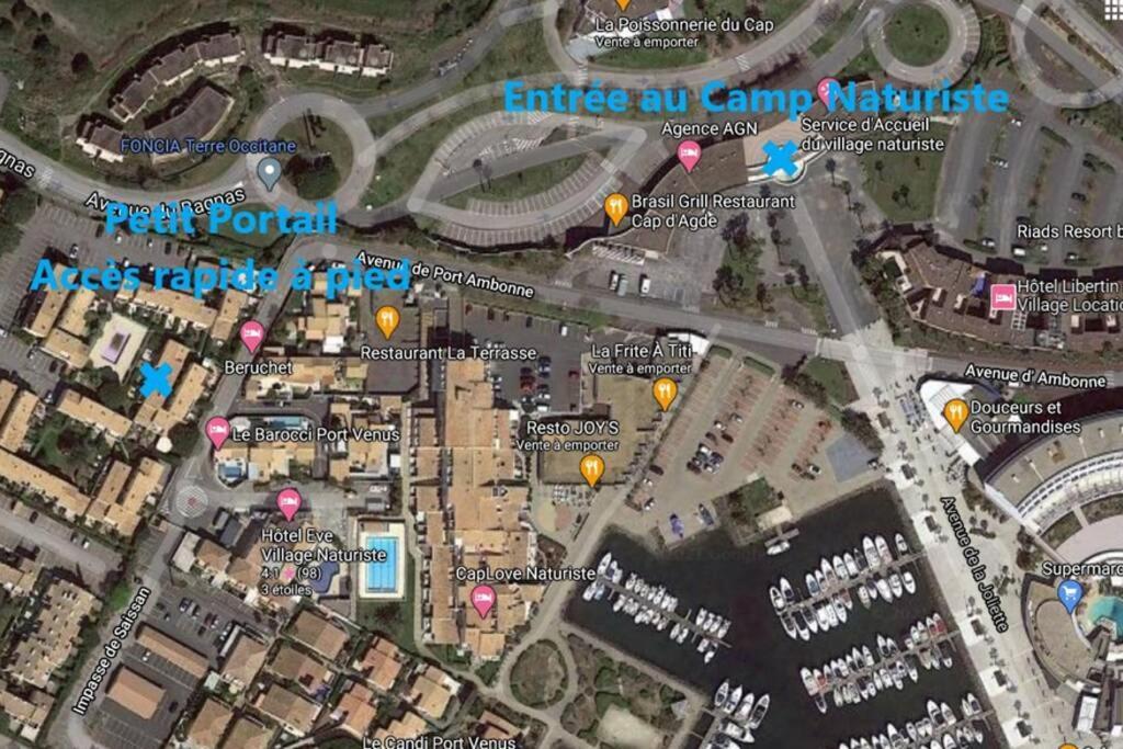 Cap D'Agde - Residence Estivales - Proche Naturiste - Terrasse - Wifi - Parking - Piscine - Clim Exterior foto