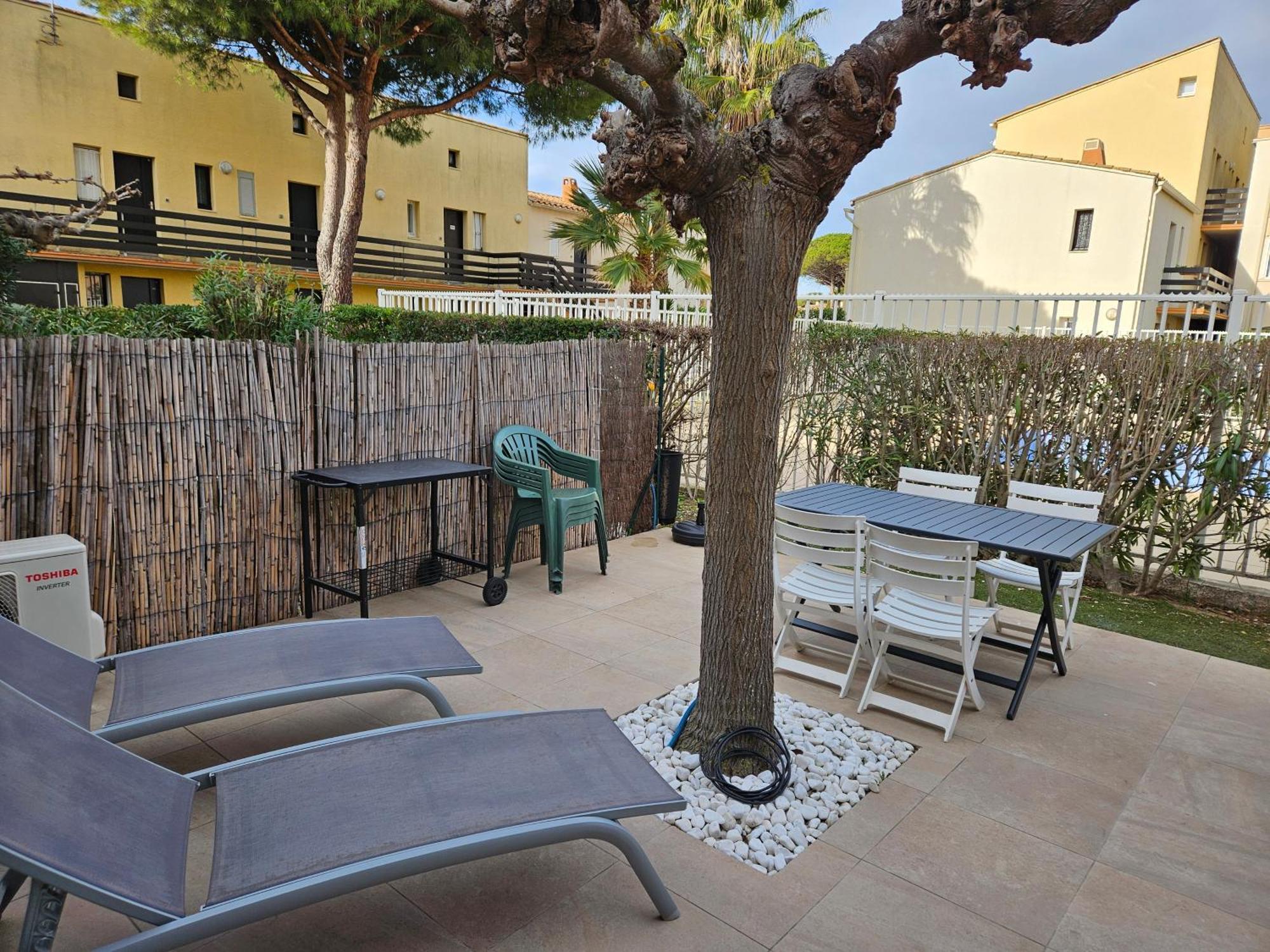 Cap D'Agde - Residence Estivales - Proche Naturiste - Terrasse - Wifi - Parking - Piscine - Clim Exterior foto